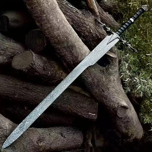 Handmade Fantasy Sword Replica | Ringwraith Nazgul Inspired Cosplay Prop | Unique Display Piece & Collector Gift