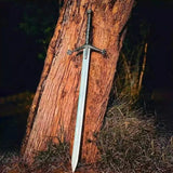 Handmade Scottish Claymore Sword | Medieval Highland Replica with Leather Sheath | Collectible Display, Cosplay & Gift
