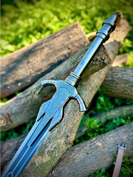 Handmade Dark Souls Sword Replica – 38" High Carbon Steel Battle Ready with Sheath