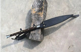 Custom Handmade Viking Spear – Medieval Polearm with Leather Sheath, Handcrafted Steel Blade, Unique Collector's Piece