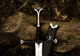 Handcrafted Anduril-Inspired Aragorn Sword – Fantasy Decorative Display Piece, Cosplay Prop, Personalized Gift for Him or Her
