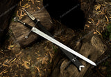 Handcrafted Anduril-Inspired Aragorn Sword – Fantasy Decorative Display Piece, Cosplay Prop, Personalized Gift for Him or Her