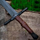 Handcrafted Viking Style Sword Gift | Medieval Decor Sword | Fantasy Cosplay Prop | Groomsmen or Boyfriend Gift | Personalized Gift
