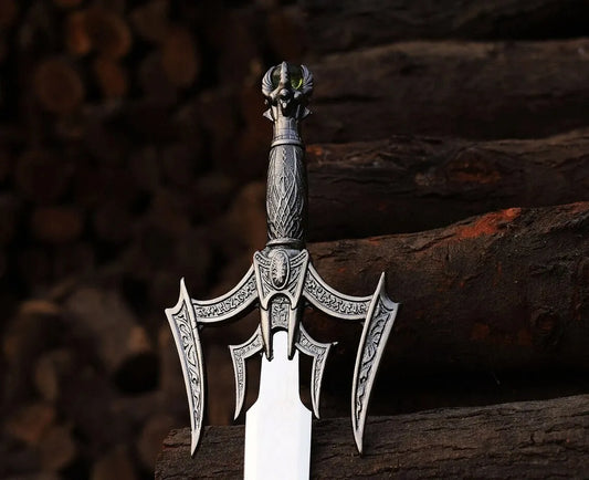 Hand-Forged Luciendar Sword of Light | Fantasy Replica by Kit Rae | Collectible Decorative Blade | Unique Gift for Him or Dad