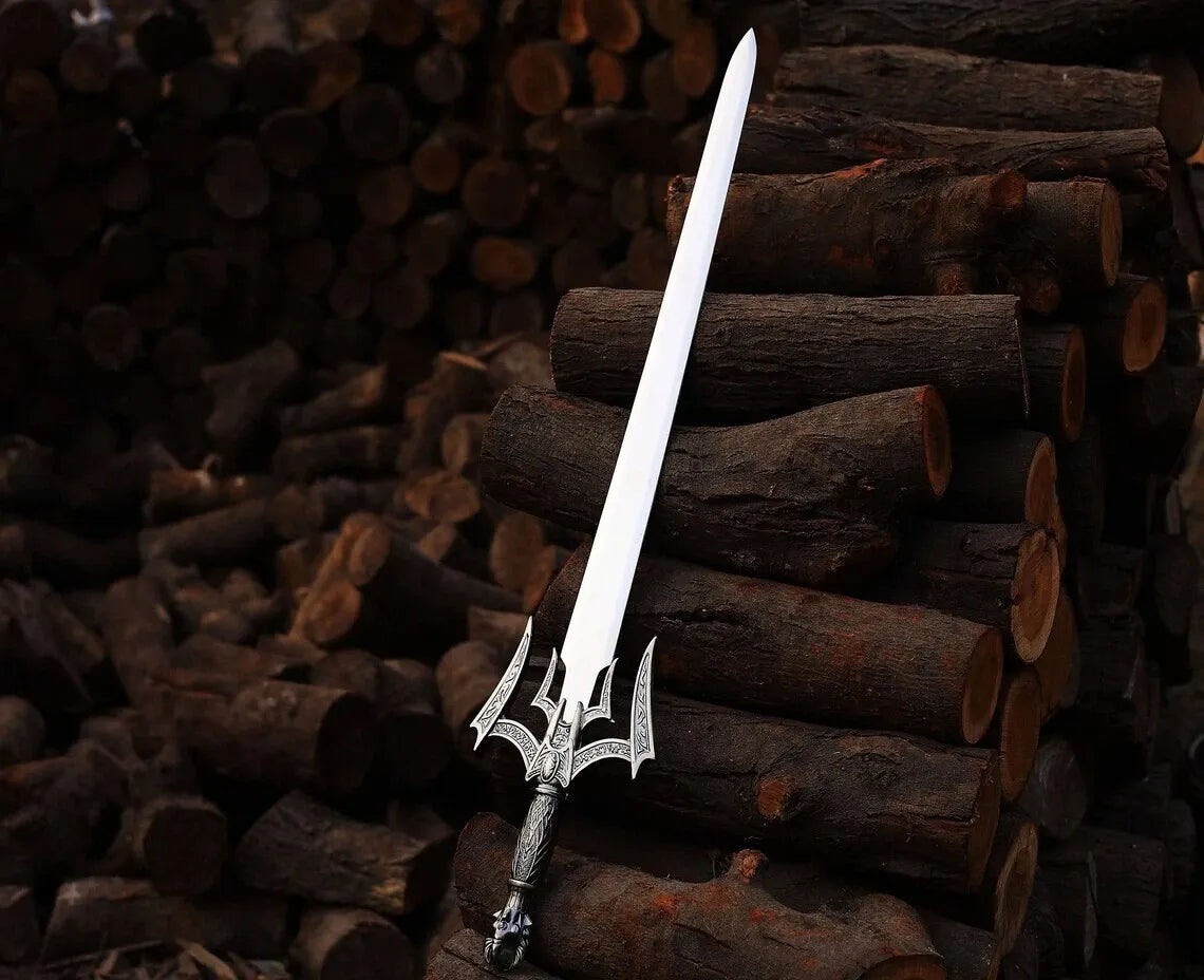 Hand-Forged Luciendar Sword of Light | Fantasy Replica by Kit Rae | Collectible Decorative Blade | Unique Gift for Him or Dad