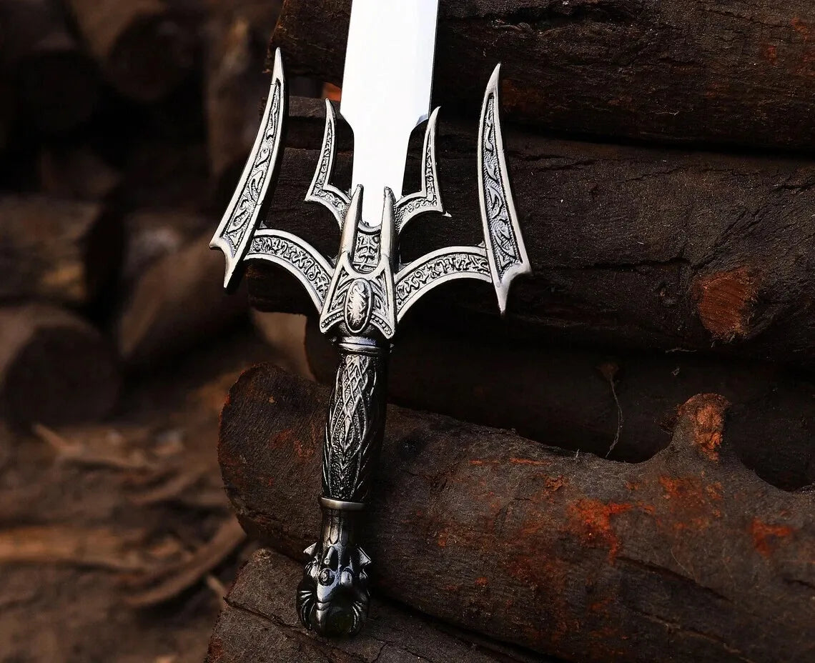 Hand-Forged Luciendar Sword of Light | Fantasy Replica by Kit Rae | Collectible Decorative Blade | Unique Gift for Him or Dad