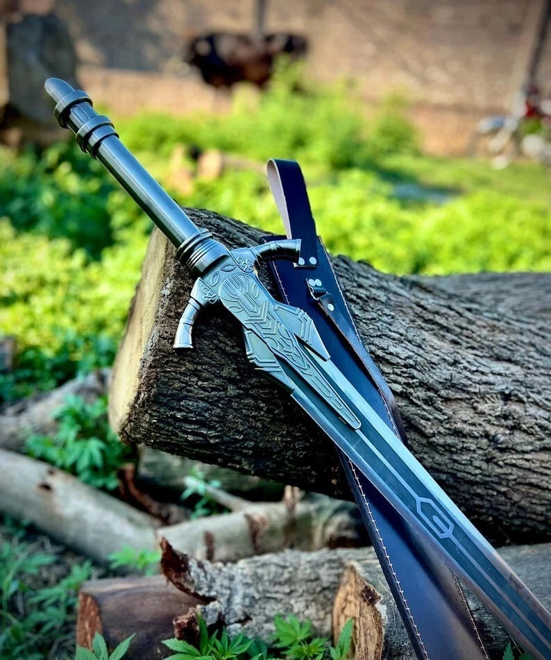 Handmade Dark Souls Sword Replica – 38" High Carbon Steel Battle Ready with Sheath