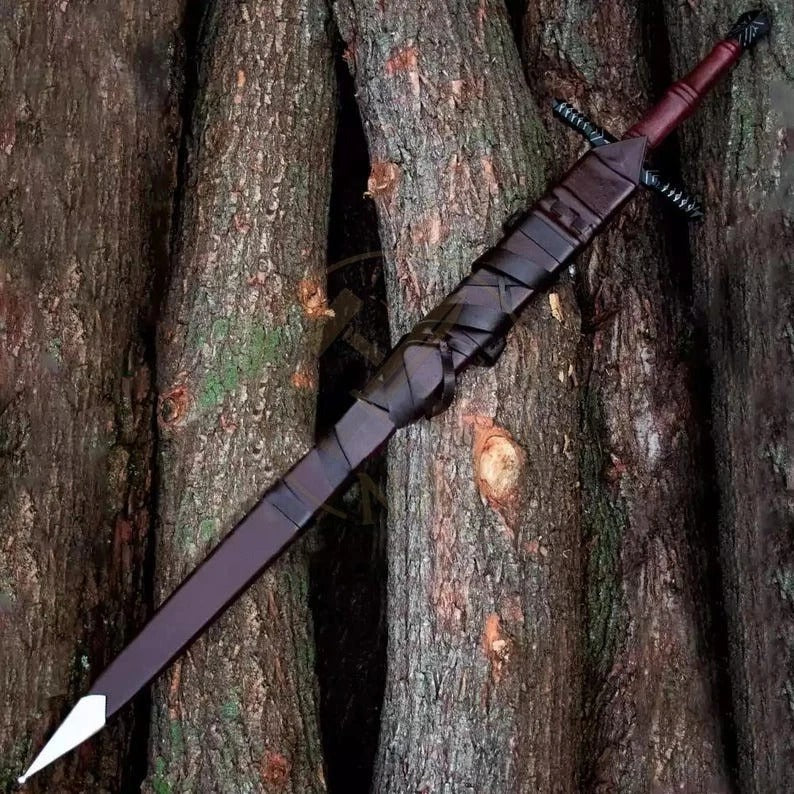 Handcrafted Viking Style Sword Gift | Medieval Decor Sword | Fantasy Cosplay Prop | Groomsmen or Boyfriend Gift | Personalized Gift