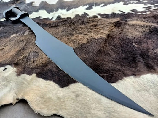 King Leonidas Spartan 300 Movie Sword Replica - Hand Forged Carbon Steel / Damascus Blade
