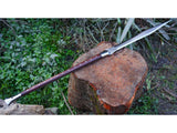 Handmade Viking Spear - 39" Carbon Steel Blade & Wooden Handle - Historical Collector's Decorative Gift