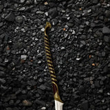 The Lord of the Rings High Elven Warrior Sword Replica – 40" Stainless Steel with Elven Vine Handle Design