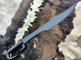 King Leonidas Spartan 300 Movie Sword Replica - Hand Forged Carbon Steel / Damascus Blade