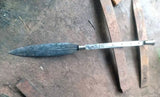 Custom Handmade Viking Spear – Medieval Polearm with Leather Sheath, Handcrafted Steel Blade, Unique Collector's Piece
