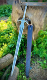 Handmade Dark Souls Sword Replica – 38" High Carbon Steel Battle Ready with Sheath