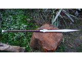 Handmade Viking Spear - 39" Carbon Steel Blade & Wooden Handle - Historical Collector's Decorative Gift
