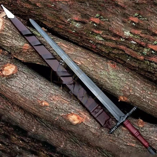 Handcrafted Viking Style Sword Gift | Medieval Decor Sword | Fantasy Cosplay Prop | Groomsmen or Boyfriend Gift | Personalized Gift
