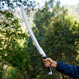 Handmade Carbon Steel Viking Sword - Kalis Hunting Survival Full Tang Blade