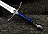 Hand Forged High Carbon Steel Viking Style Sword with Scabbard | Medieval Collectible Gift